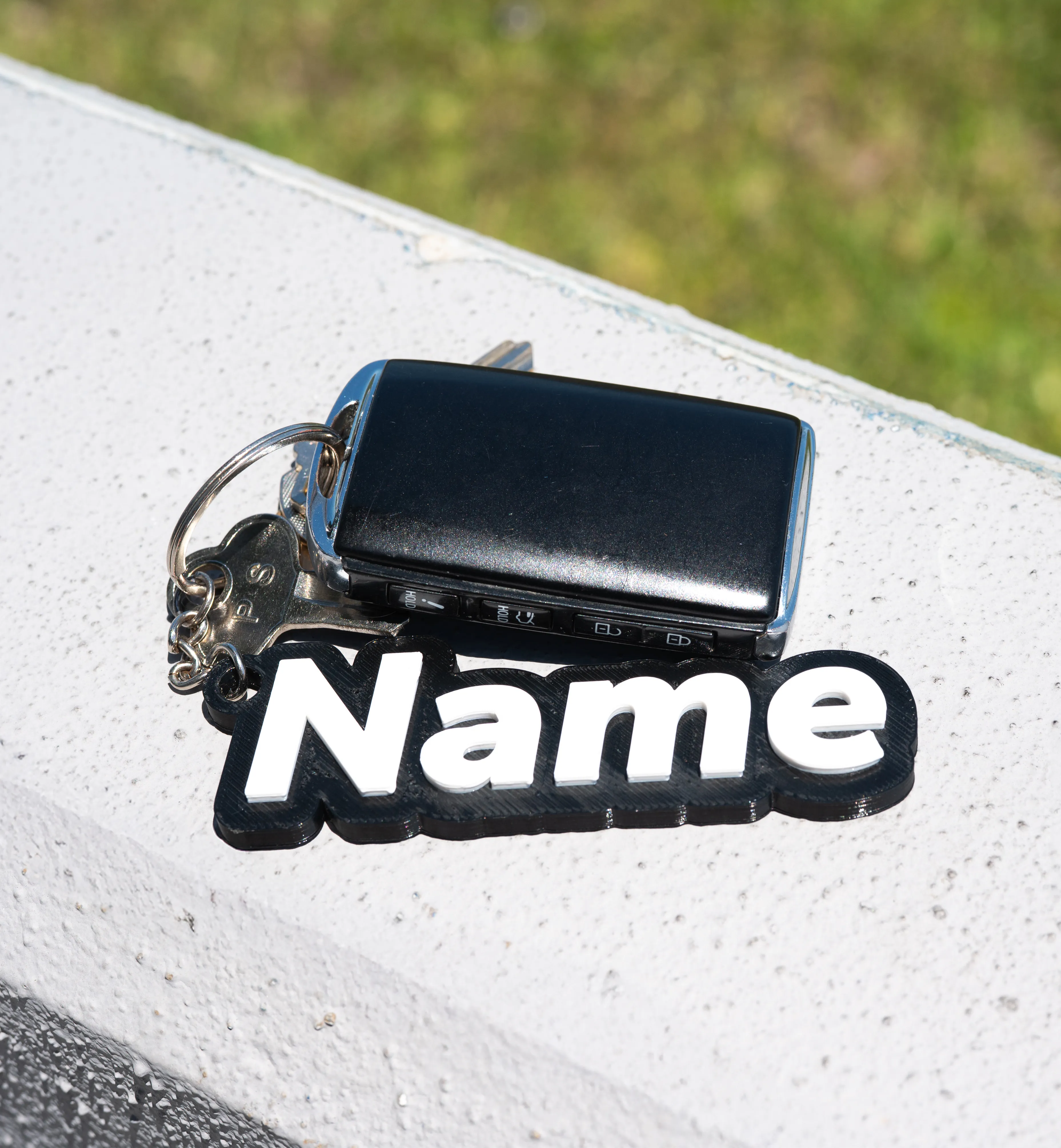 Customizable Name Keychain